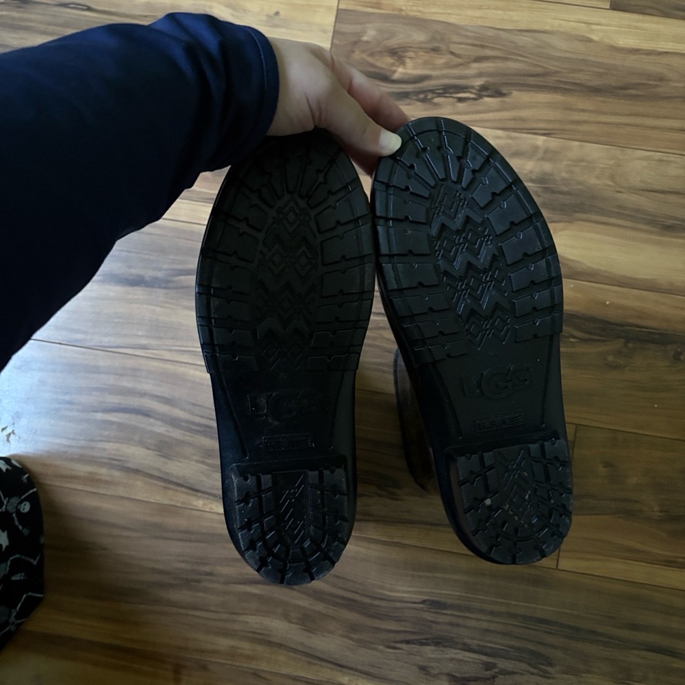 UGG Black Gloss Rain Boots - Picture 5 of 7